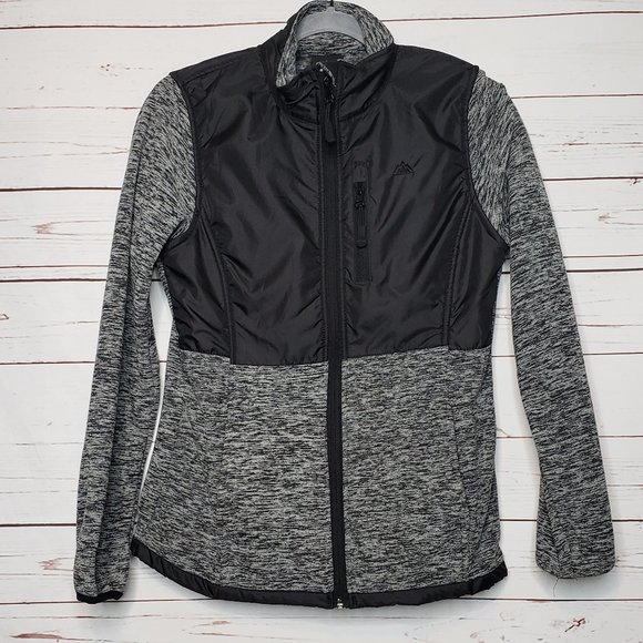 Snozu Platinum Collection Black Space Dye Fleece Jacket - Picture 1 of 13